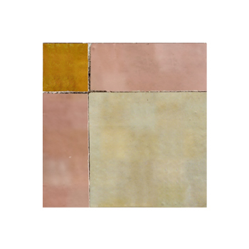 Mosaic House Moroccan tile Fes FRH 11-22-8 Ochre,   Beige,   Light Pink,    solid zellige, mosaic, zellij, field, pattern, glaze, simple, classic 